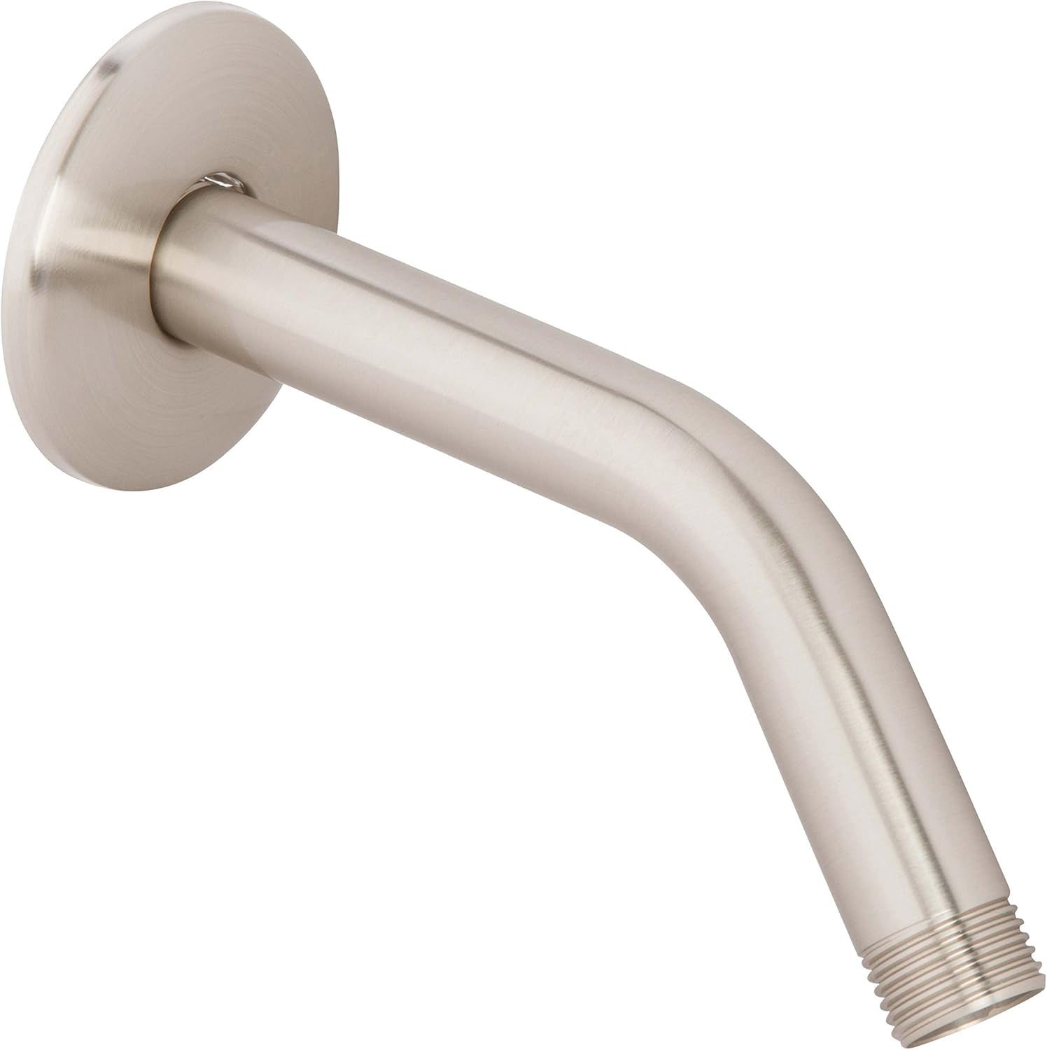 12 Inch Shower Arm and Flange - Solid Stainless Steel, Wall-Mounted for Fixed Shower Head & Rain Showerhead - - Chrome