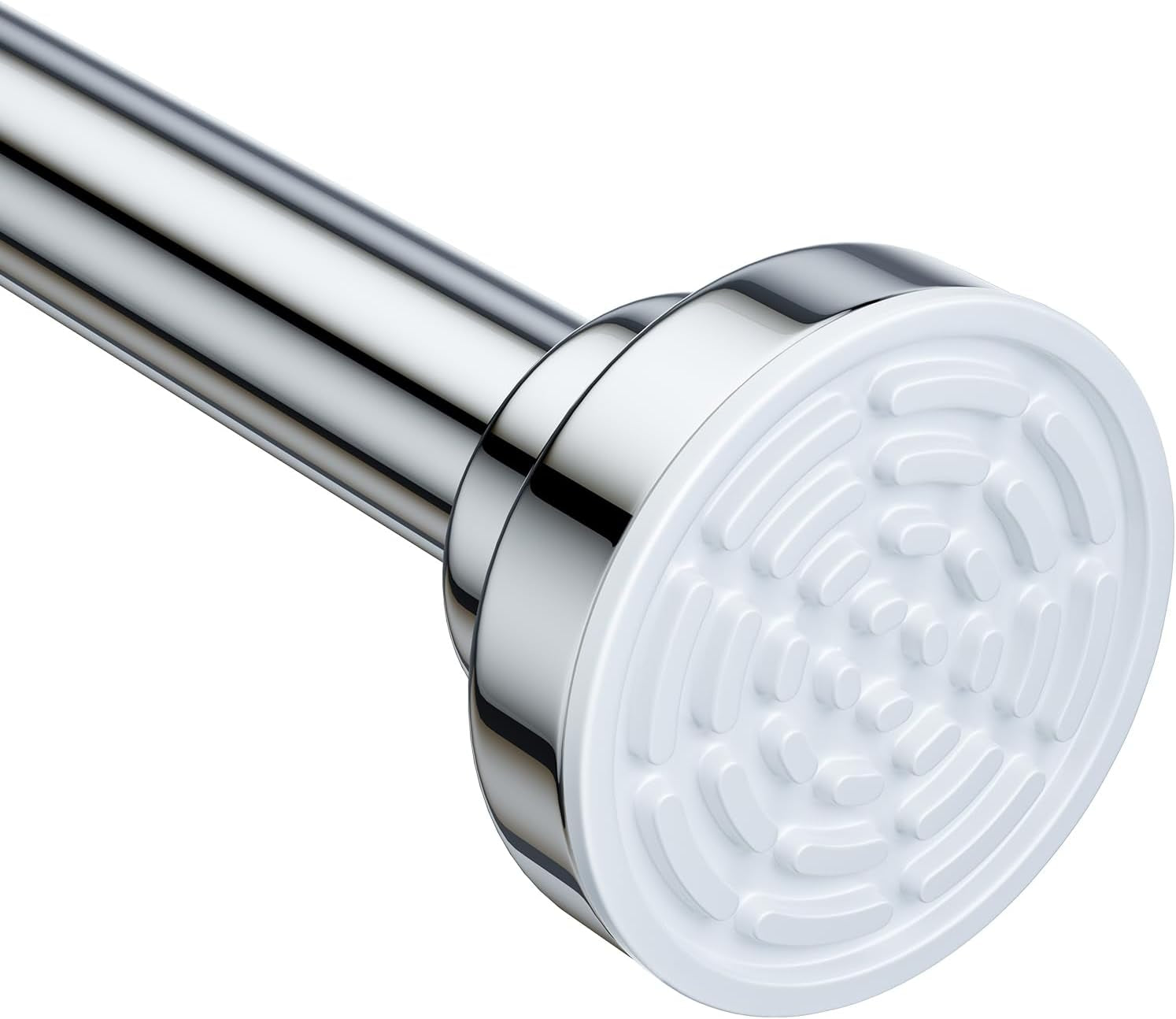 Shower Curtain Rod Tension - 26-76 Inch Never Rust Non-Slip Spring Tension Curtain Rod No Drilling Stainless Steel Curtain Rod Use Bathroom Kitchen(Black)