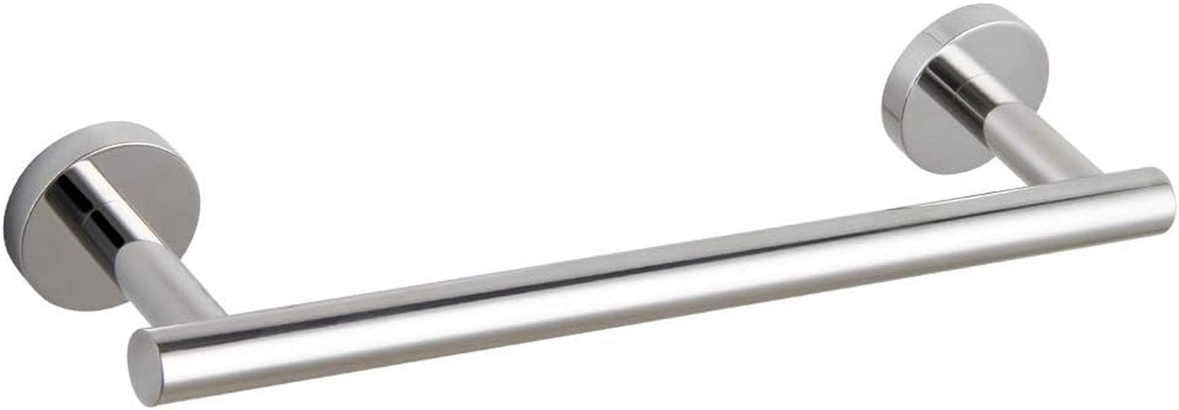 Bathroom Towel Bar 24" Stainless Steel Towel Bar Matte Black Contemporary Style Wall Mount for Bath Kitchen AG1101C60-BK