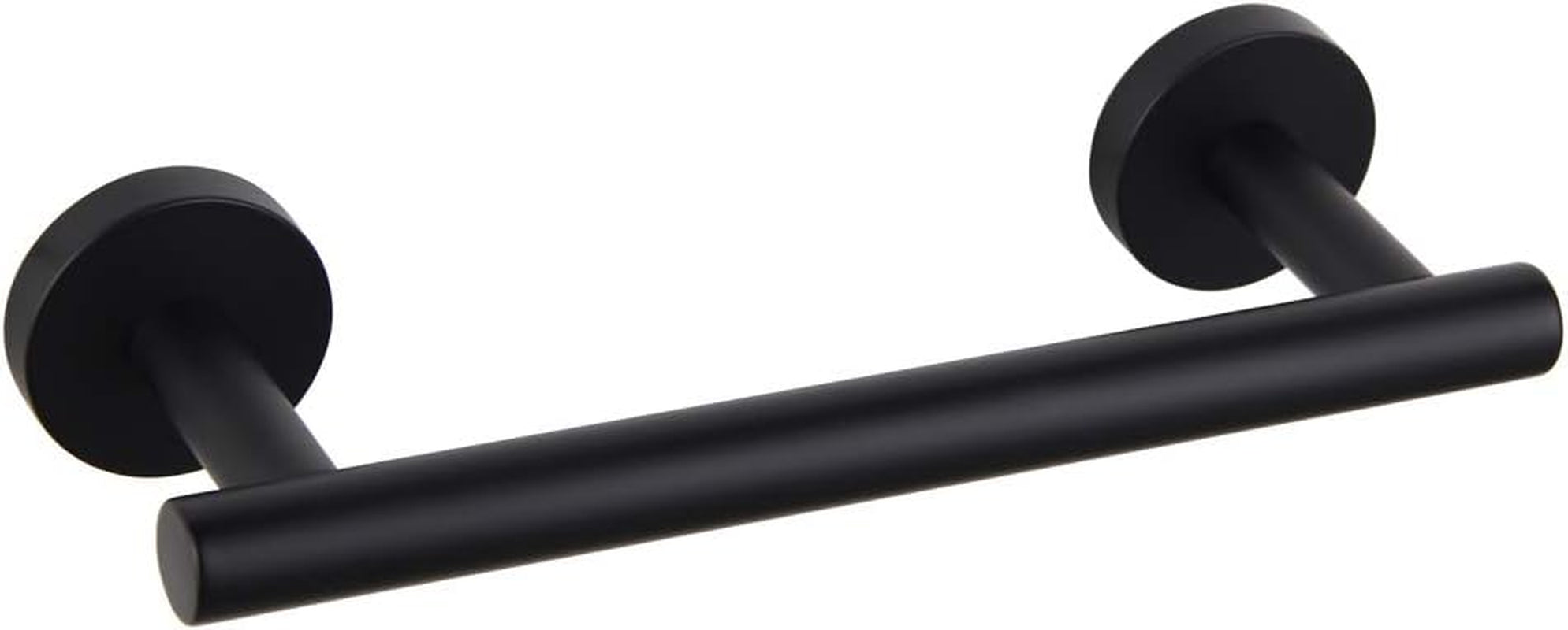 Bathroom Towel Bar 24" Stainless Steel Towel Bar Matte Black Contemporary Style Wall Mount for Bath Kitchen AG1101C60-BK