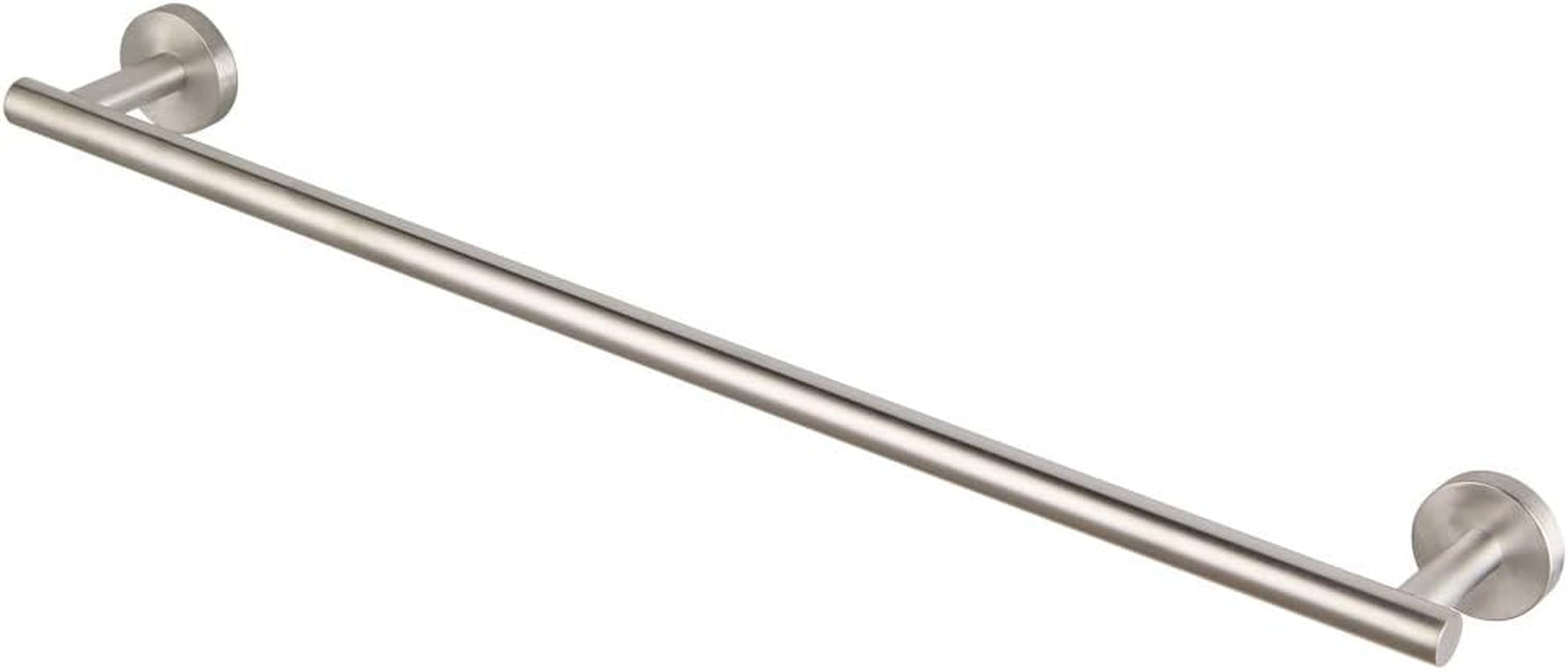 Bathroom Towel Bar 24" Stainless Steel Towel Bar Matte Black Contemporary Style Wall Mount for Bath Kitchen AG1101C60-BK