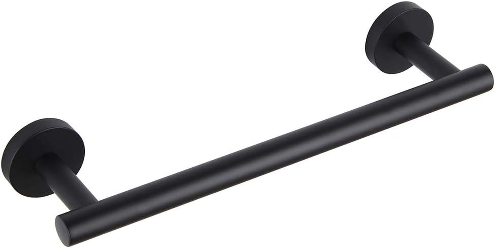 Bathroom Towel Bar 24" Stainless Steel Towel Bar Matte Black Contemporary Style Wall Mount for Bath Kitchen AG1101C60-BK