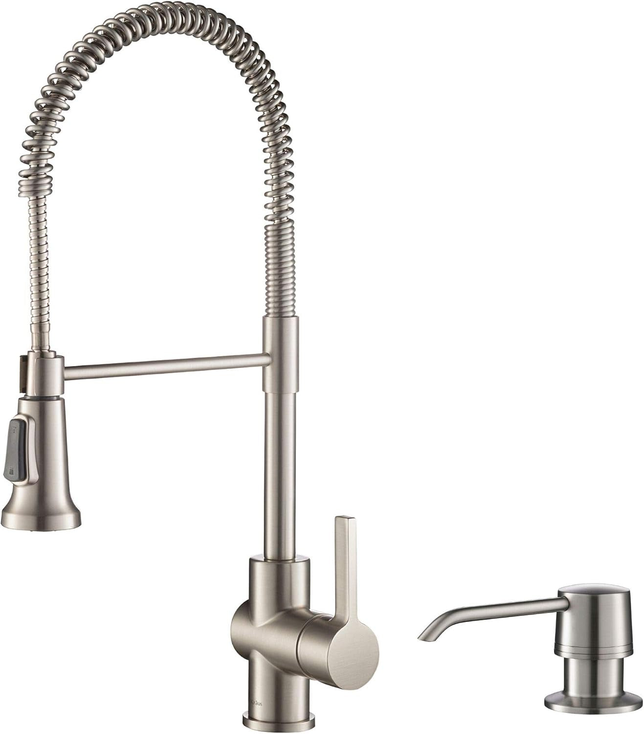 Britt Commercial Style Kitchen Faucet in Spot Free Antique Champagne Bronze, KPF-1690SFACB