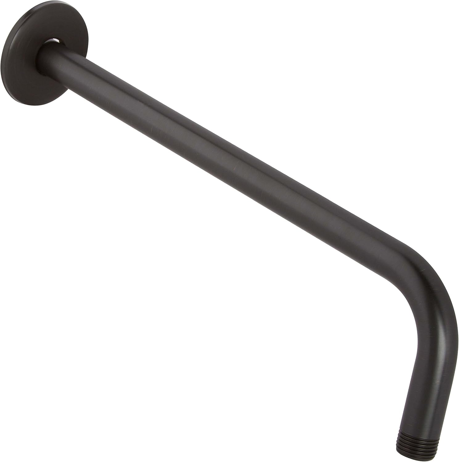 12 Inch Shower Arm and Flange - Solid Stainless Steel, Wall-Mounted for Fixed Shower Head & Rain Showerhead - - Chrome