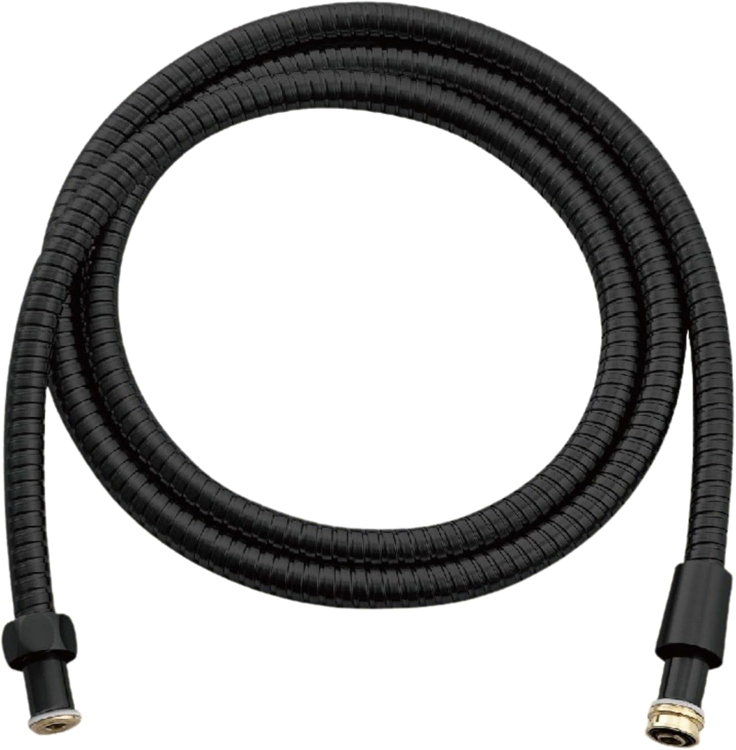 Universal 72" Extra Long Shower Replacement Hose, Leak Proof Stainless Steel Shower Hose, Kink-Free Anti-Twisting Design, Brushed Gold