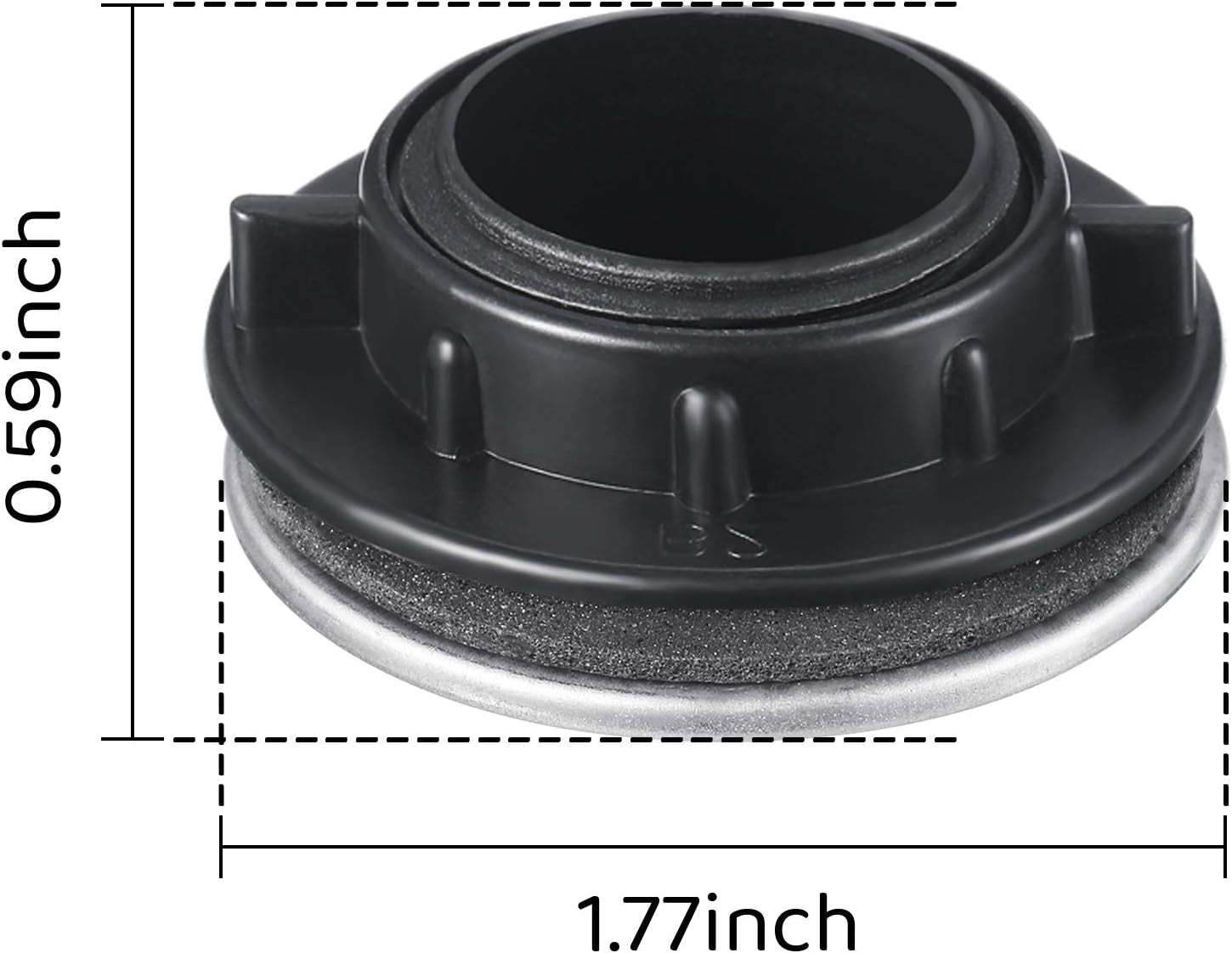 Sink Tap Hole Cover Kitchen Faucet Hole Cover Stainless Steel (6 Pieces,0.55 Inch in Height)