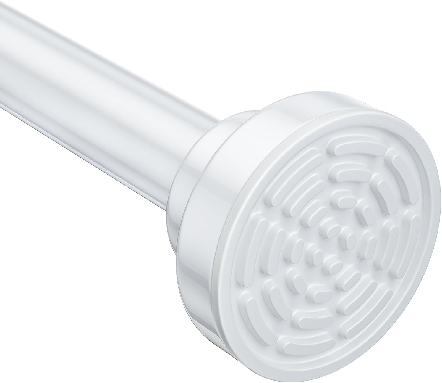 Shower Curtain Rod Tension - 26-76 Inch Never Rust Non-Slip Spring Tension Curtain Rod No Drilling Stainless Steel Curtain Rod Use Bathroom Kitchen(Black)