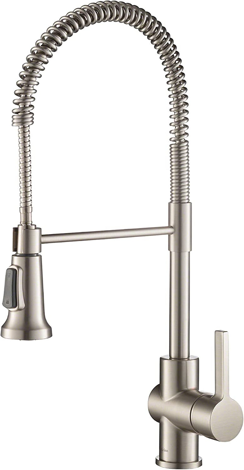 Britt Commercial Style Kitchen Faucet in Spot Free Antique Champagne Bronze, KPF-1690SFACB