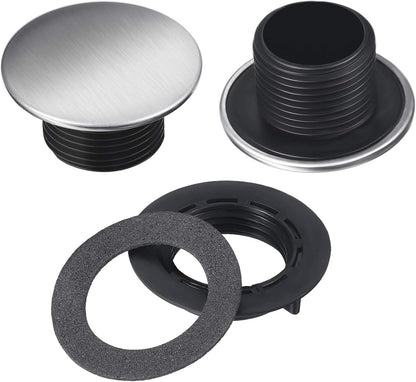 Sink Tap Hole Cover Kitchen Faucet Hole Cover Stainless Steel (6 Pieces,0.55 Inch in Height)