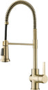 Britt Commercial Style Kitchen Faucet in Spot Free Antique Champagne Bronze, KPF-1690SFACB