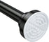 Shower Curtain Rod Tension - 26-76 Inch Never Rust Non-Slip Spring Tension Curtain Rod No Drilling Stainless Steel Curtain Rod Use Bathroom Kitchen（Black）