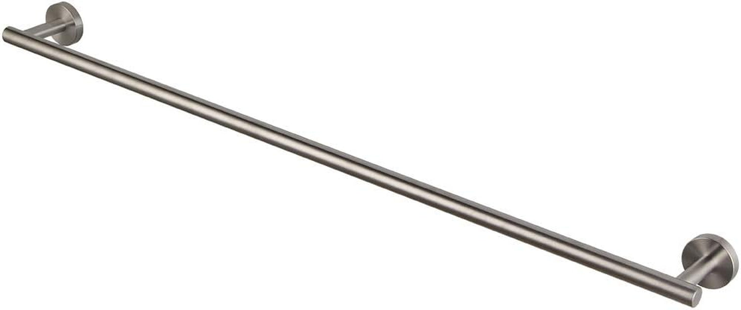 Bathroom Towel Bar 24&quot; Stainless Steel Towel Bar Matte Black Contemporary Style Wall Mount for Bath Kitchen AG1101C60-BK