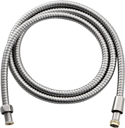 Universal 72&quot; Extra Long Shower Replacement Hose, Leak Proof Stainless Steel Shower Hose, Kink-Free Anti-Twisting Design, Brushed Gold
