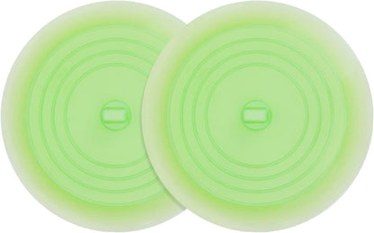 2 Pack 6” Bathtub Tub Drain Cover Stopper, Large Silicone Suction Bathroom Drain Plug Hair Stopper, Bathroom Accessories for Kitchen and Laundry
