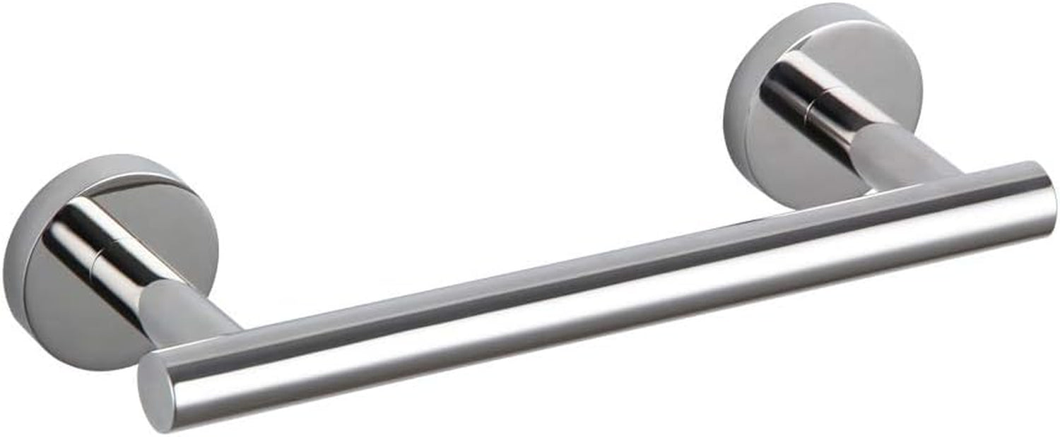 Bathroom Towel Bar 24&quot; Stainless Steel Towel Bar Matte Black Contemporary Style Wall Mount for Bath Kitchen AG1101C60-BK
