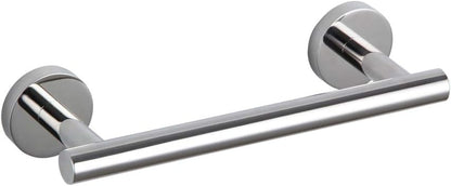 Bathroom Towel Bar 24&quot; Stainless Steel Towel Bar Matte Black Contemporary Style Wall Mount for Bath Kitchen AG1101C60-BK