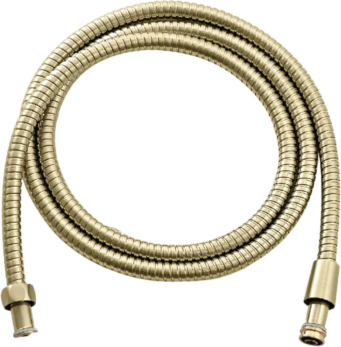 Universal 72&quot; Extra Long Shower Replacement Hose, Leak Proof Stainless Steel Shower Hose, Kink-Free Anti-Twisting Design, Brushed Gold