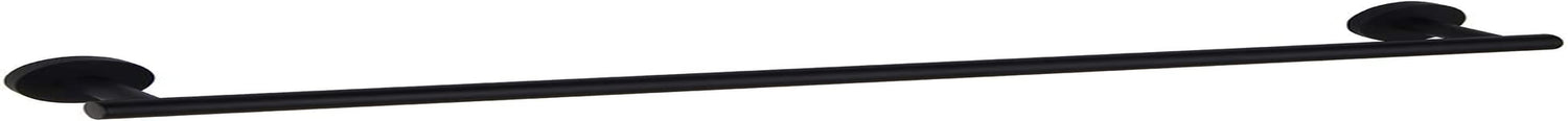 Bathroom Towel Bar 24&quot; Stainless Steel Towel Bar Matte Black Contemporary Style Wall Mount for Bath Kitchen AG1101C60-BK