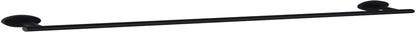 Bathroom Towel Bar 24&quot; Stainless Steel Towel Bar Matte Black Contemporary Style Wall Mount for Bath Kitchen AG1101C60-BK